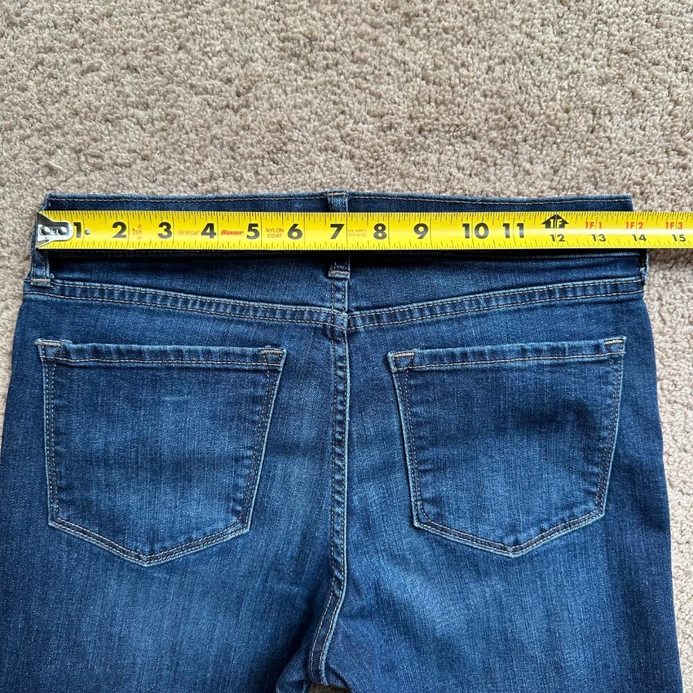 Banana Republic Jeans Womens 4 27x28 Mid Rise Skinny Fit Blue Denim - Picture 6 of 13